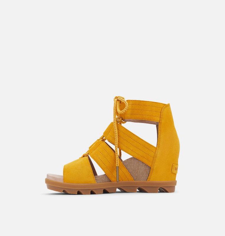 Sandalias Sorel Mujer - Joanie™ Ii Lace Wedge Amarillo - 34710-EHRD